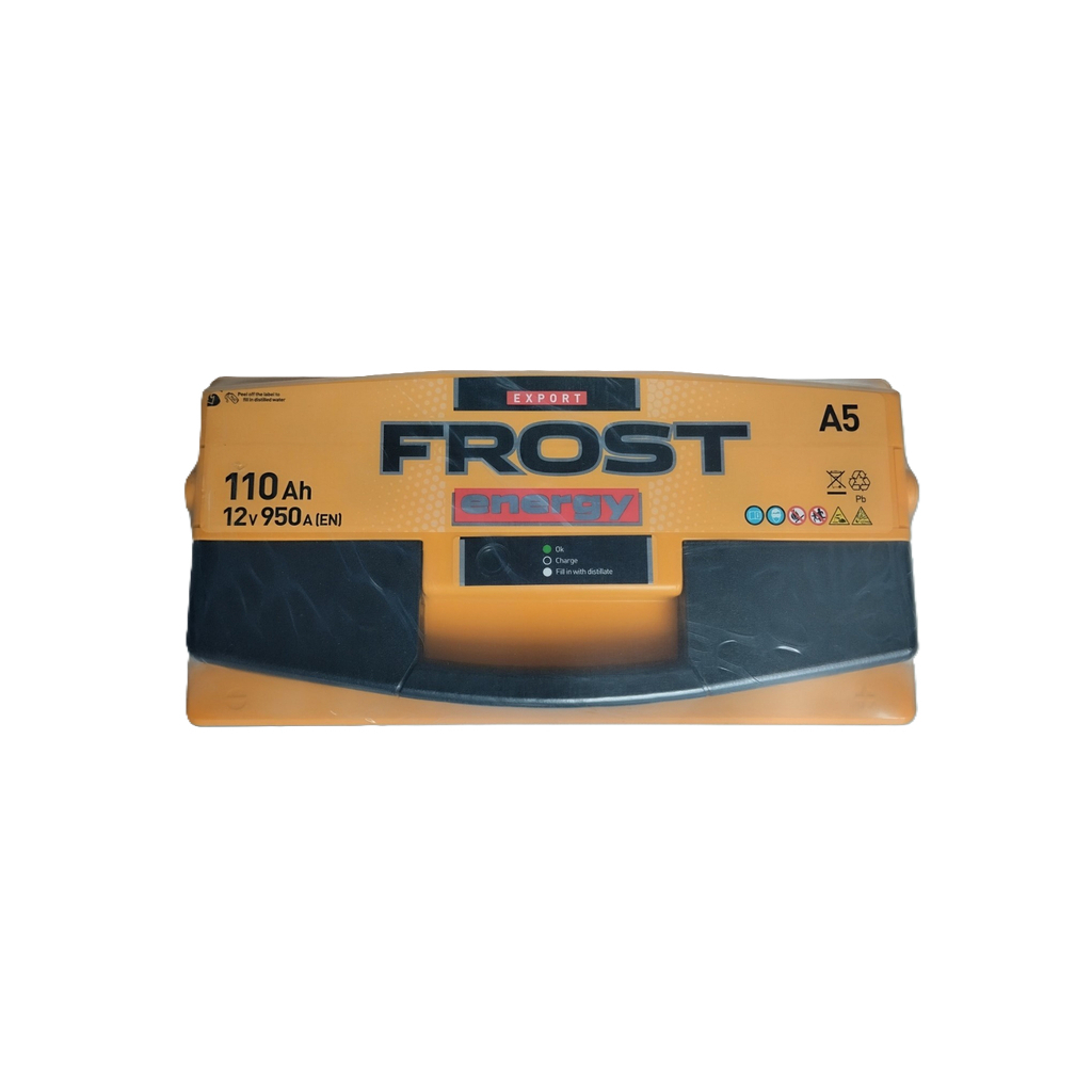 Акумулятор автомобільний FROST ENERGY 110Ah Ев (-/+) Акумулятор автомобільний FROST ENERGY 110Ah Ев (-/+)