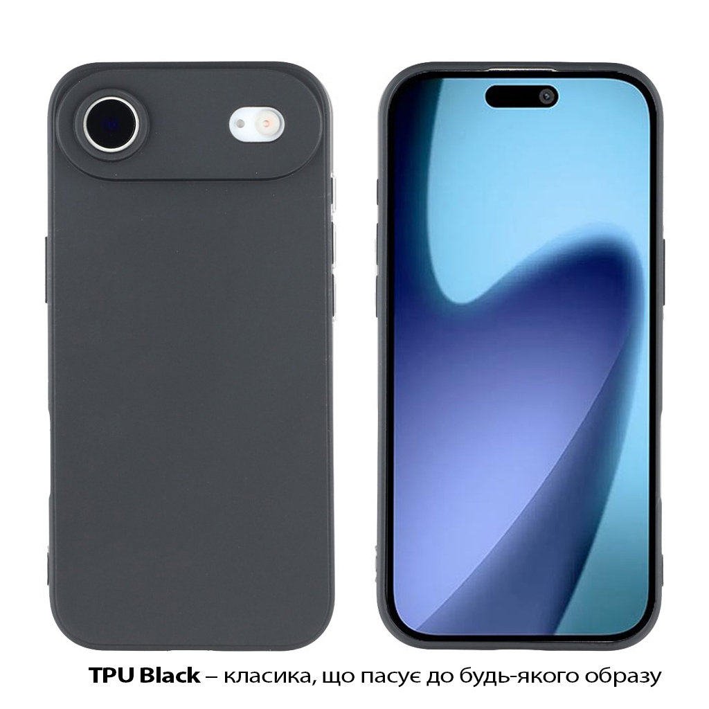 Чохол до мобільного телефона BeCover Apple iPhone 17 Air Black (713758) Чохол до мобільного телефона BeCover Apple iPhone 17 Air Black (713758)
