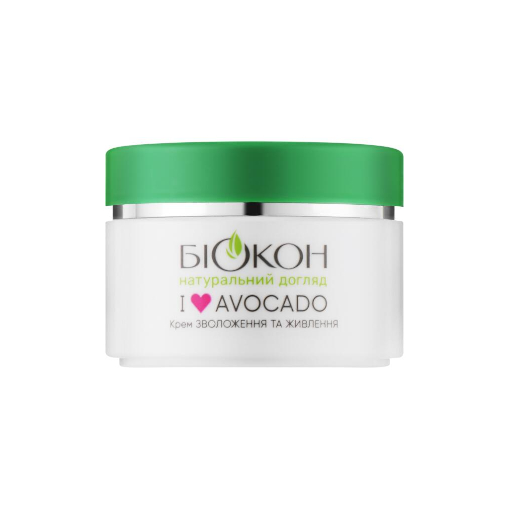 Крем для обличчя Біокон I love Avocado Зволоження та живлення 50 мл (4823110302279)