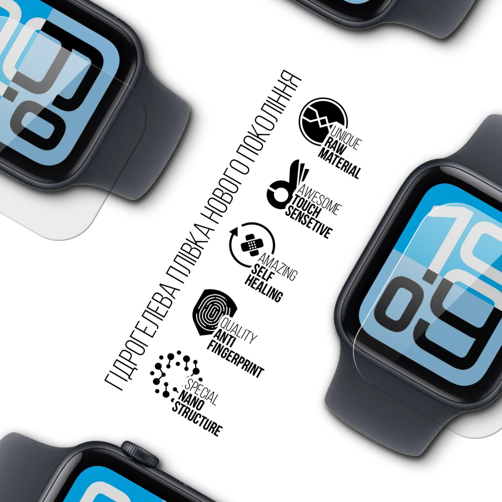 Плівка захисна Armorstandart hydrogel Apple Watch SE 3 2025 40mm 6 pcs (ARM88735) Плівка захисна Armorstandart hydrogel Apple Watch SE 3 2025 40mm 6 pcs (ARM88735)