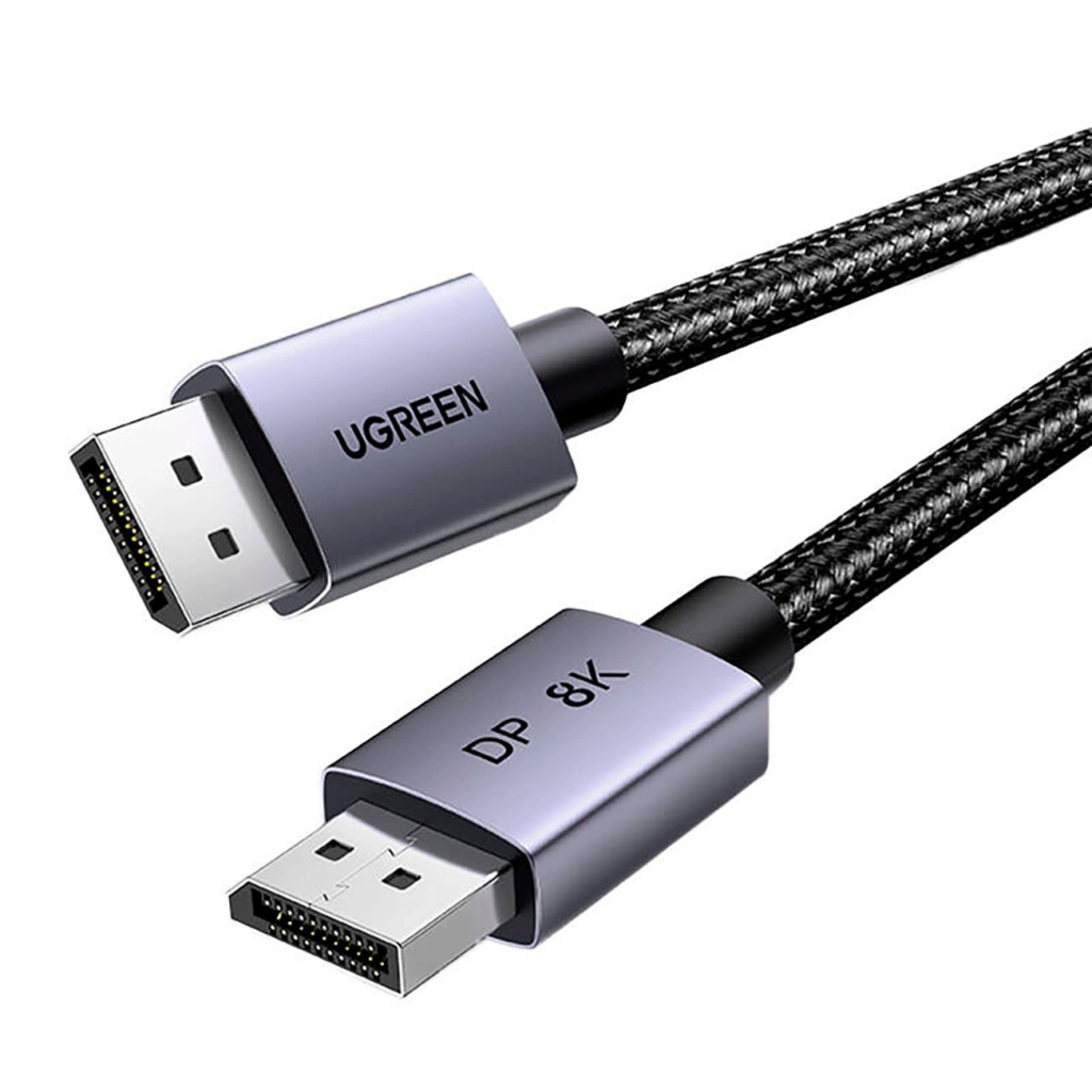 Кабель мультимедійний DisplayPort M to DisplayPort M 1.0m V1.4 8K60Hz DP120 black Ugreen (25903) Кабель мультимедійний DisplayPort M to DisplayPort M 1.0m V1.4 8K60Hz DP120 black Ugreen (25903)