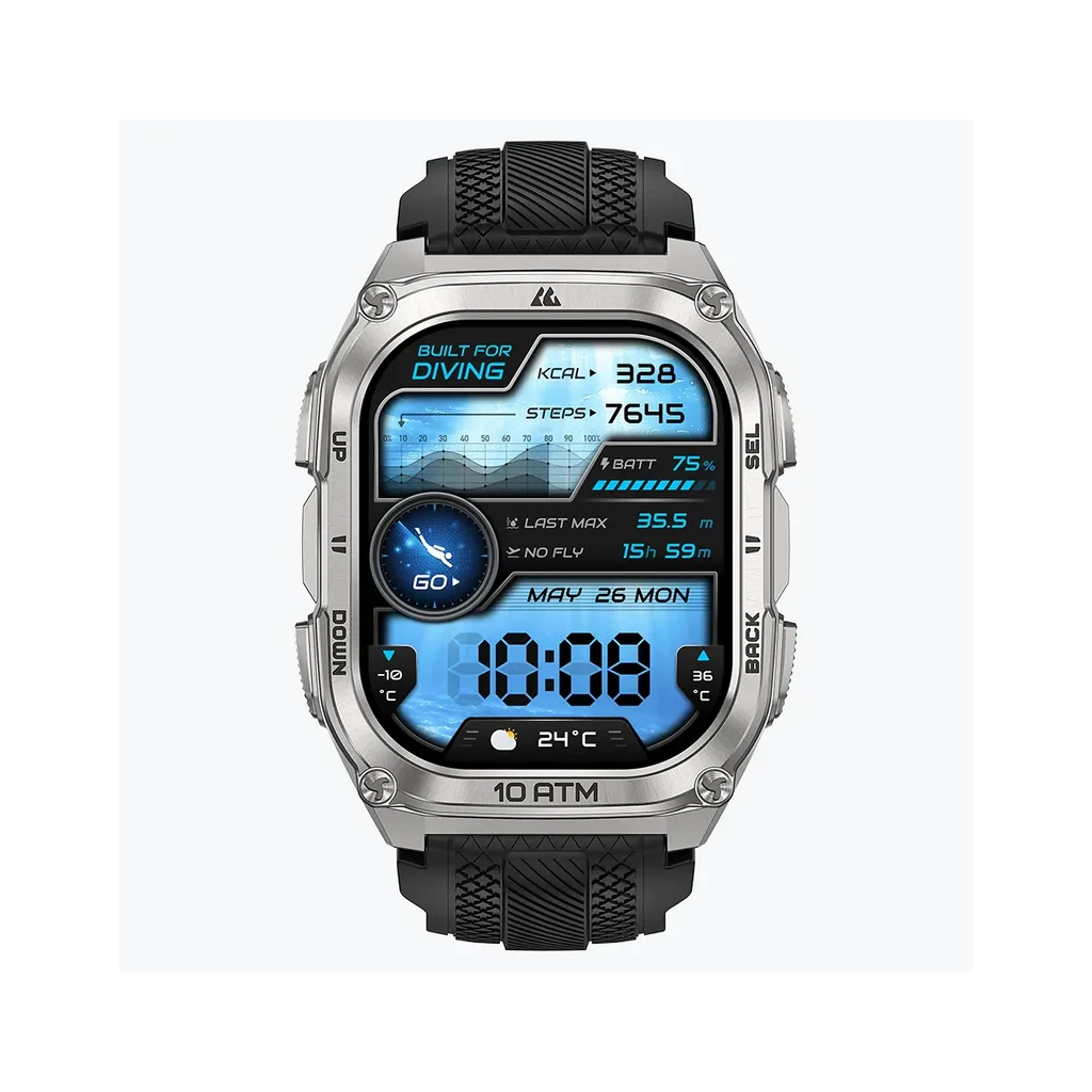 Смарт-годинник KOSPET TANK M4 SILVER (6978602500072) Смарт-годинник KOSPET TANK M4 SILVER (6978602500072)