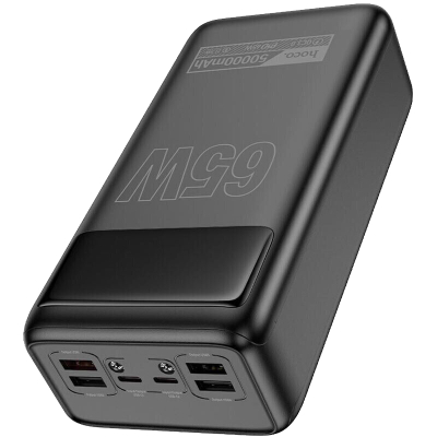 Батарея універсальна HOCO 50000mAh Apollo PD/65W QC/3.0 Black (DB81A / 714725)