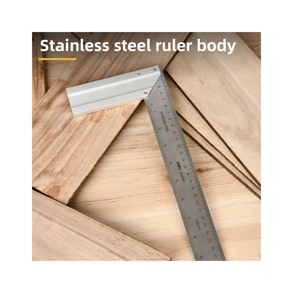 Косинець Deli кутова 30 см (EDL4036Y)