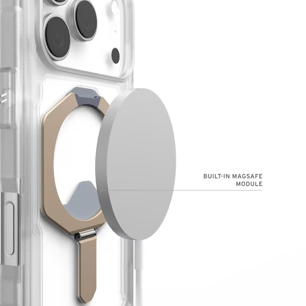 Чохол до мобільного телефона UAG Plasma XTE MagSafe iPhone 17 Pro Clear/Titanium (114527114G36) Чохол до мобільного телефона UAG Plasma XTE MagSafe iPhone 17 Pro Clear/Titanium (114527114G36)