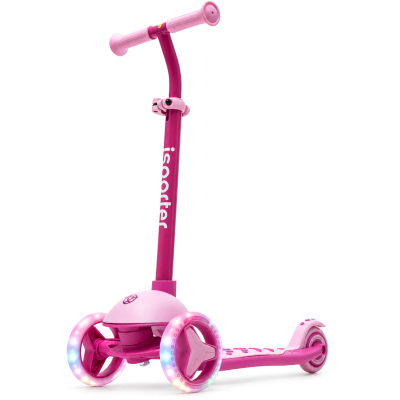 Самокат iSporter mini LED рожевий (M3Z_Pink)