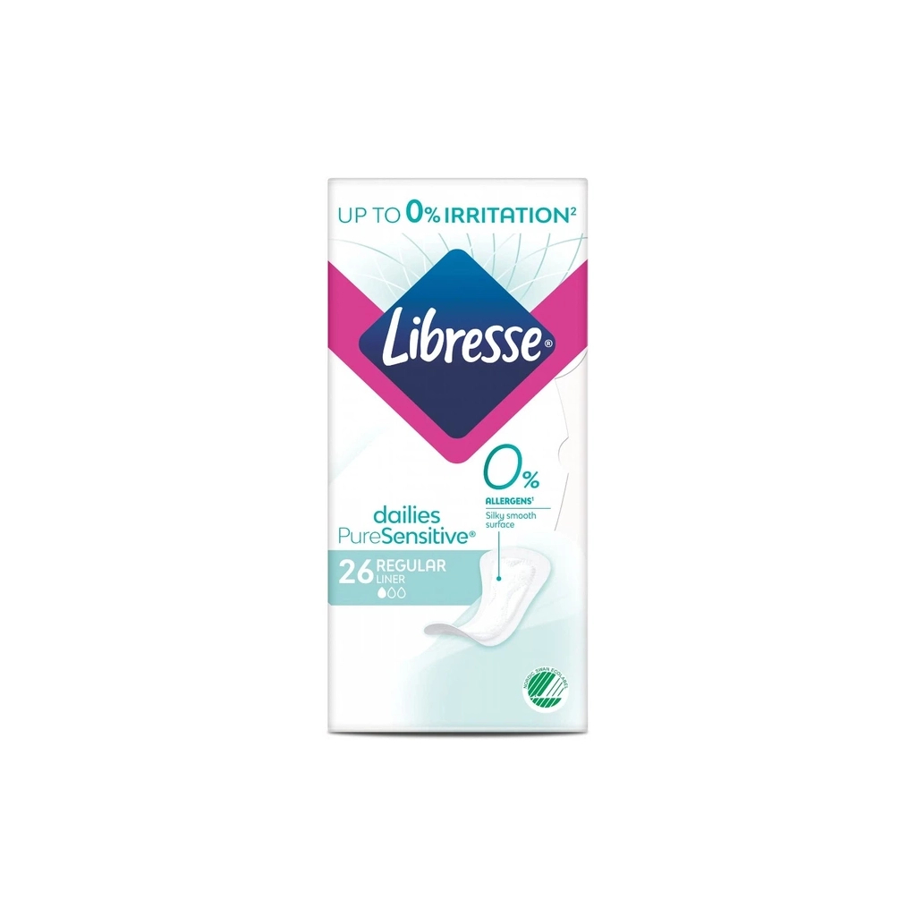 Щоденні прокладки Libresse Pure Sensitive Normal 26 шт. (7322541161914)