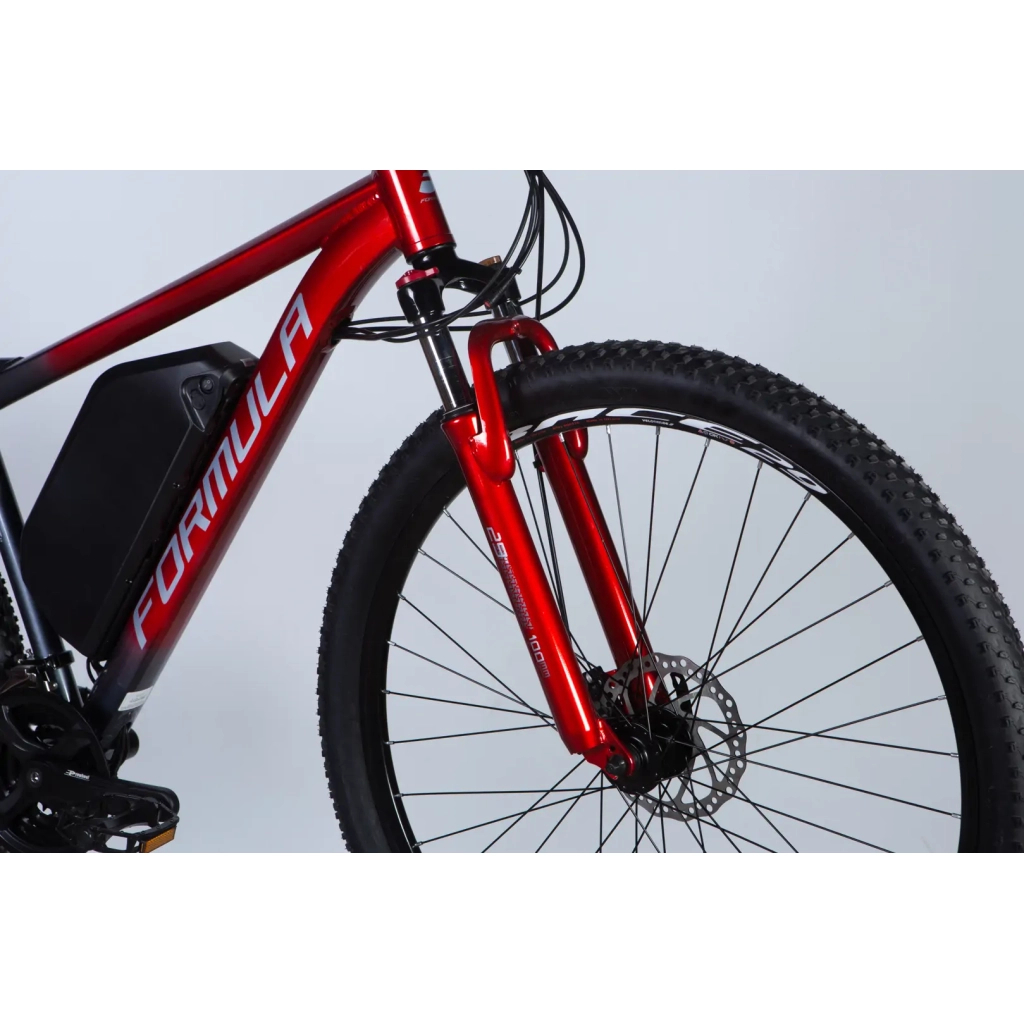 Електровелосипед Formula 29" eF-1 DD CS рама-21" 48B 12.5А*г 500Вт 2026 червоно-сріблястий (ELB-FR-29-253)