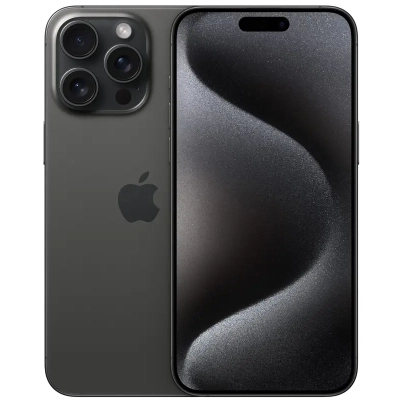 Мобільний телефон Apple iPhone 15 Pro Max 256Gb Black Titanium (Grade A) USED (iP15PM25BkT_A)