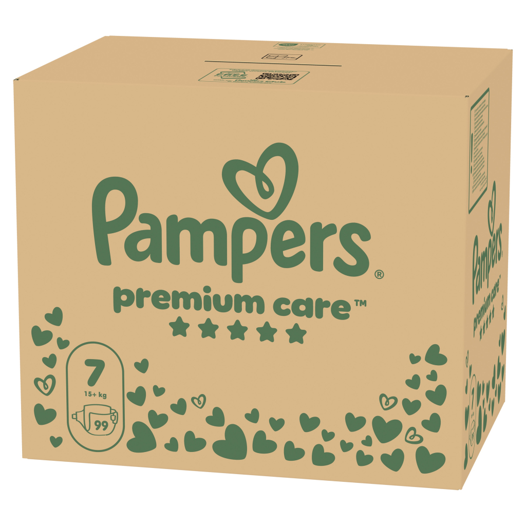 Підгузки Pampers Premium Care Розмір 7 (15+ кг) 99 шт (8006530223584) Підгузки Pampers Premium Care Розмір 7 (15+ кг) 99 шт (8006530223584)