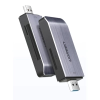 Зчитувач флеш-карт USB-A 3.0 to TF/SD/CF/MS Multifunction Card Reader Multi-Read Ugreen (50541)