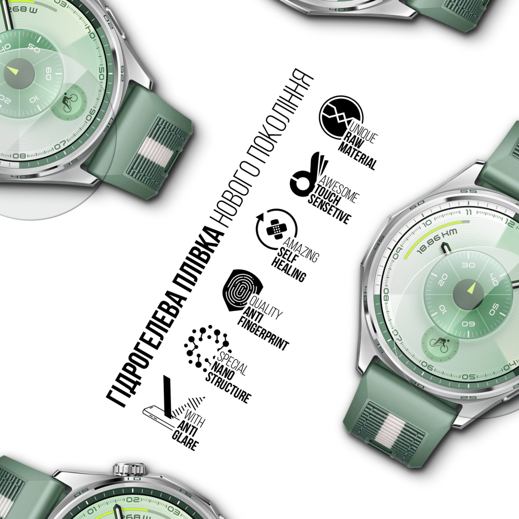 Плівка захисна Armorstandart Matte hydrogel Huawei Watch GT 6 46mm 6 pcs (ARM92072)