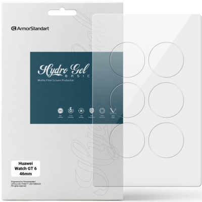 Плівка захисна Armorstandart Matte hydrogel Huawei Watch GT 6 46mm 6 pcs (ARM92072)