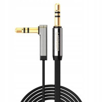Multimedia cable 3.5mm M to 3.5mm M 2.0m 90° corner black Ugreen (UGR-10599)