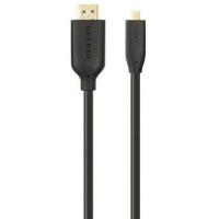 Кабель мультимедійний HDMI A to HDMI D (micro), 1.0m Belkin (F3Y030bf1M)