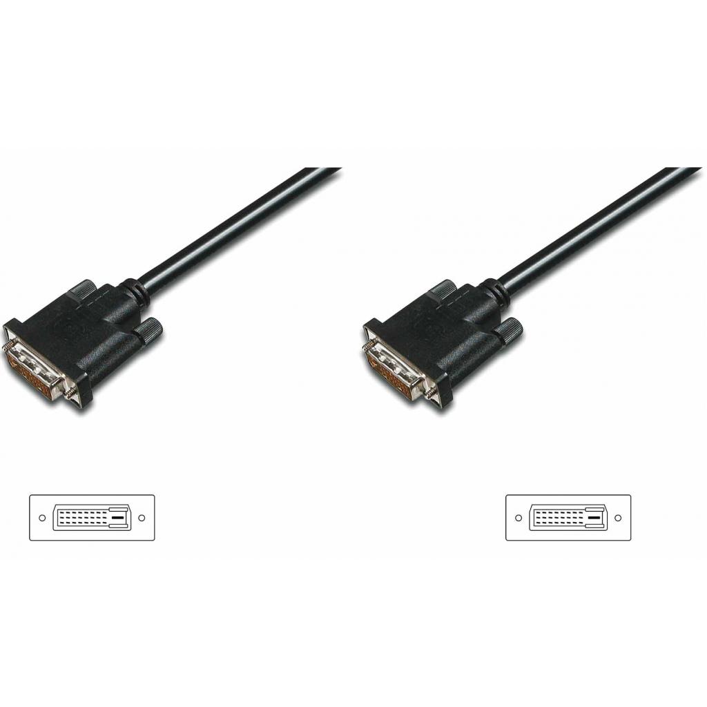 Кабель мультимедійний DVI M to DVI M 3.0m 24+1pin Assmann (AK-320108-030-S)