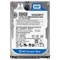 Жорсткий диск для ноутбука 2.5" 500GB WD (#WD5000BPVX#)