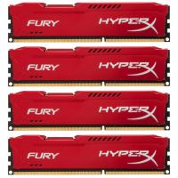 Модуль пам'яті для комп'ютера DDR4 32GB (4x8GB) 2933 MHz HyperX FURY Red Kingston Fury (ex.HyperX) (HX429C17FR2K4/32)