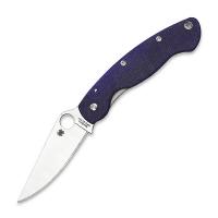 Spyderco Military Knife, S110V, Blue (C36GPDBL)