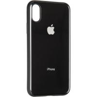 Чохол до мобільного телефона Gelius Metal Glass Case for iPhone X/XS Black (00000077019)