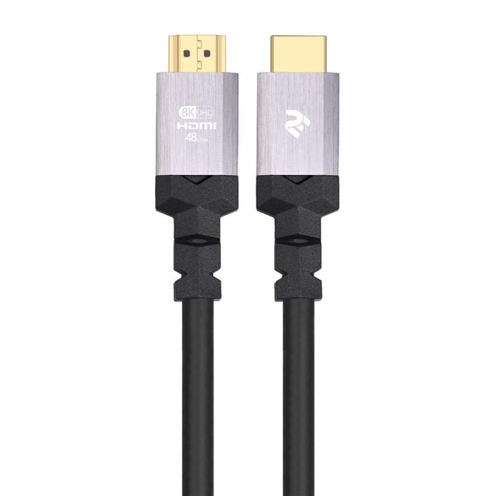 Кабель мультимедійний HDMI M to HDMI M 1.8m V2.1 2E (2EW-1143-1.8M)