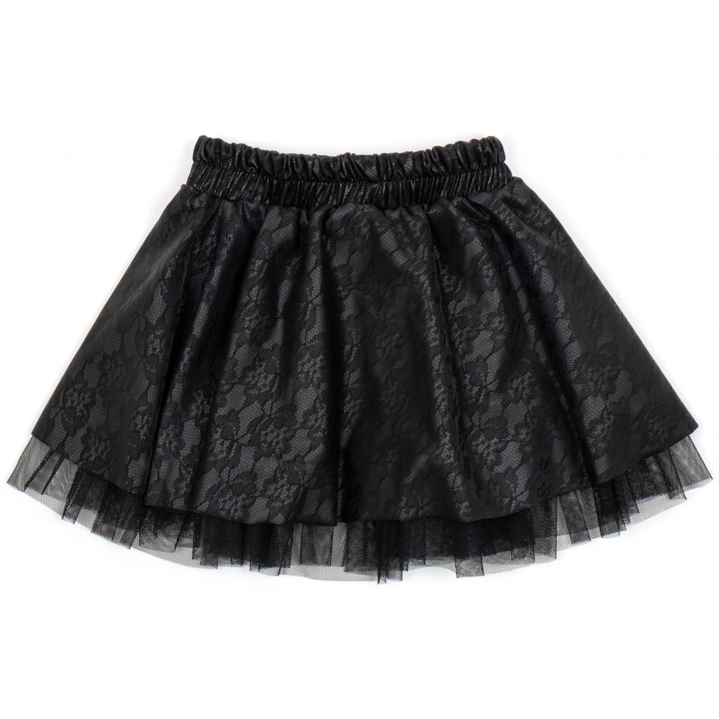 Спідниця дитяча Breeze гіпюрова (16083-140B-black)