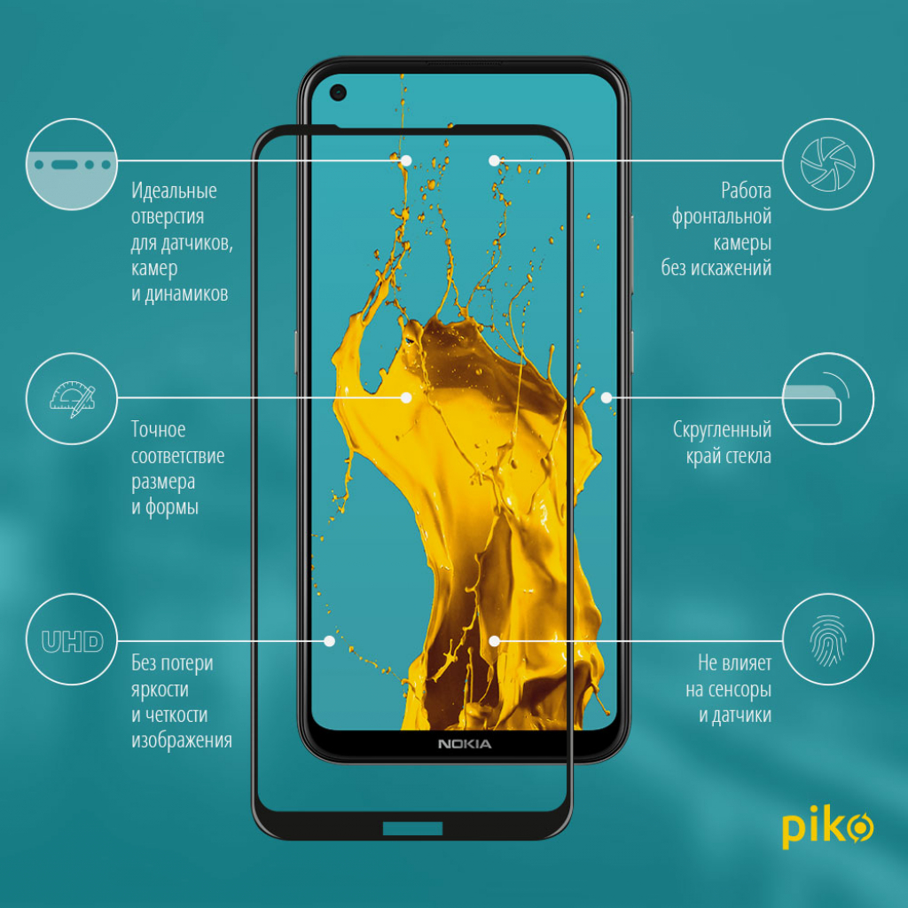 Скло захисне Piko Full Glue Nokia 3.4 (1283126511530) Скло захисне Piko Full Glue Nokia 3.4 (1283126511530)