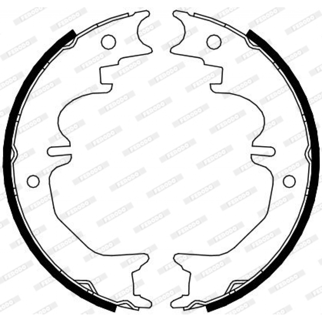 Гальмівні колодки FERODO FSB4120 Гальмівні колодки FERODO FSB4120