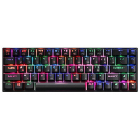 Клавіатура 2E GAMING KG370 RGB 68key Gateron Brown Switch USB Black (2E-KG370UBK-BR)