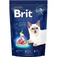 Сухий корм для кішок Brit Premium by Nature Cat Sensitive 1.5 кг (8595602553181)