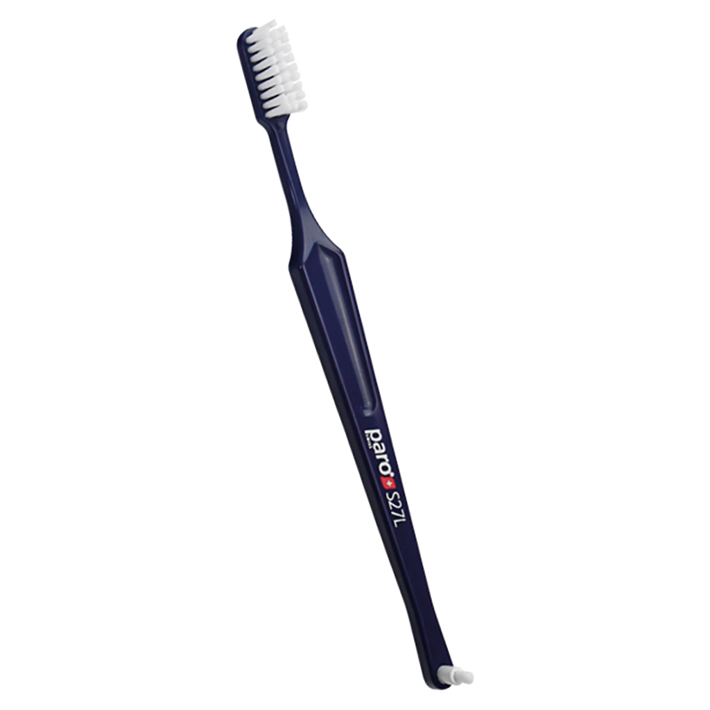 Зубна щітка Paro Swiss S27L м'яка синя (7610458007396-dark-blue)