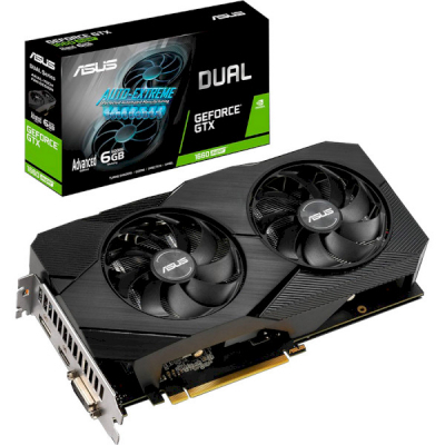 Відеокарта ASUS GeForce GTX1660 SUPER 6144Mb DUAL OC EVO (DUAL-GTX1660S-O6G-EVO)