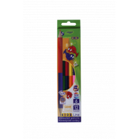Colored pencils ZiBi Kids line Double 6 pcs. 12 colors (ZB.2462)