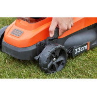 Газонокосарка Black&Decker акумуляторна 18 В, 4.0 Ач, 32 см, 2 АКБ та ЗП (BCMW33184L2)