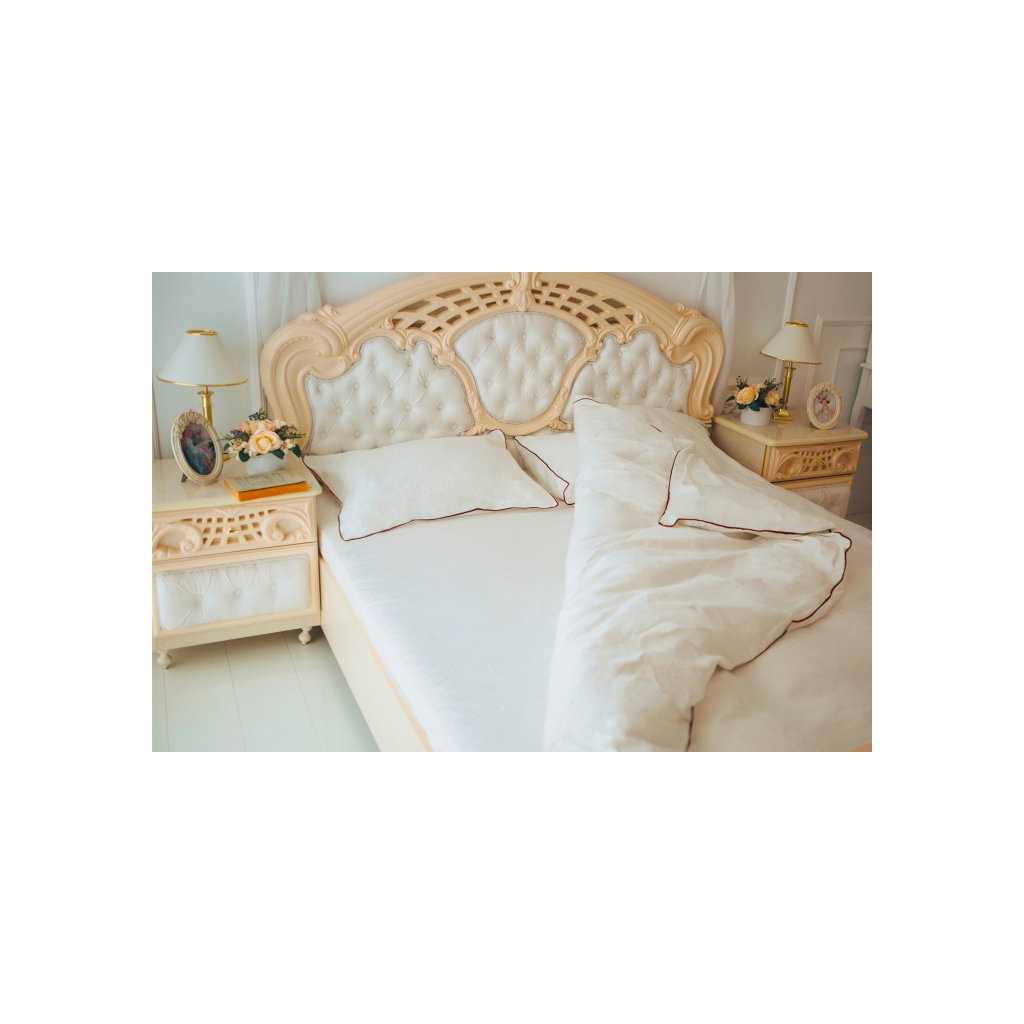 Постільна білизна MirSon Сатин Premium Corner Moko White 110х140 (2200001484283)