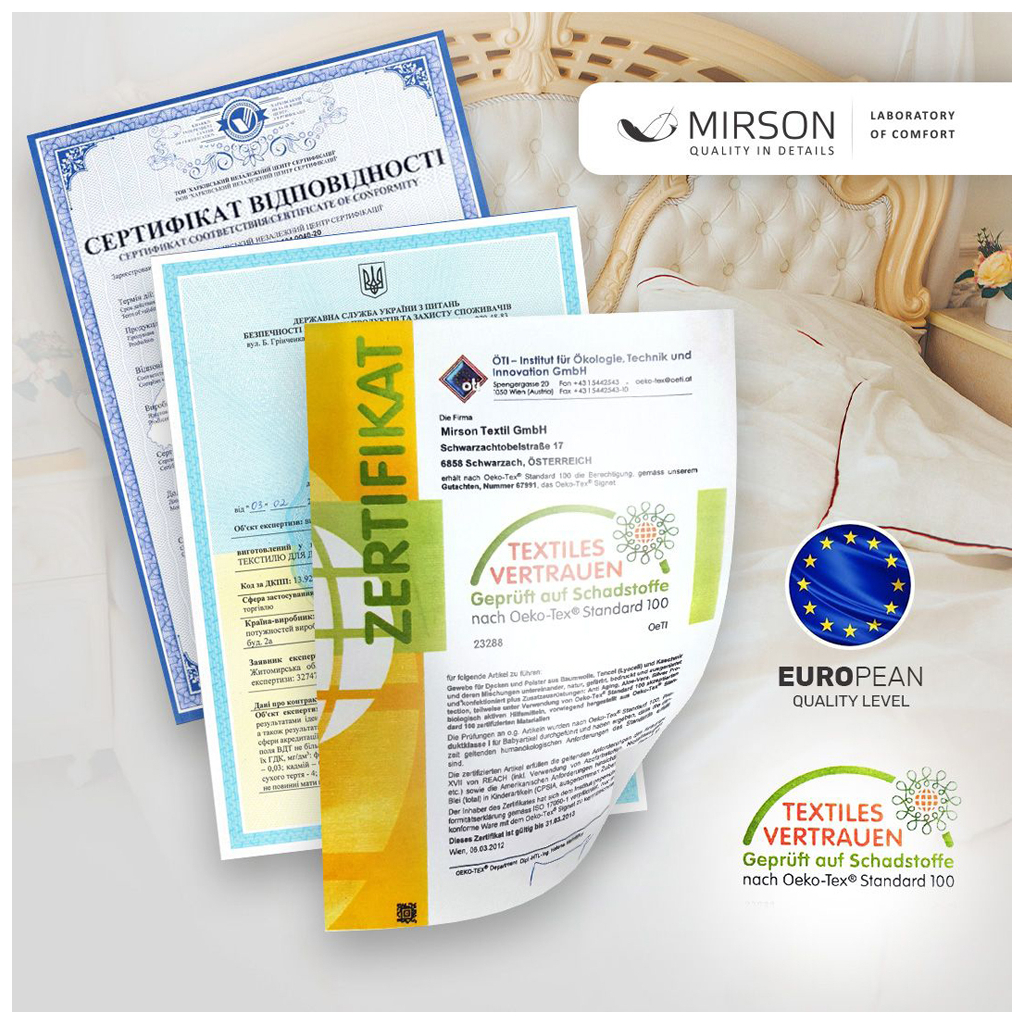 Наволочка MirSon Сатин Premium 0848 + 0846 Isabella 40х60 см (2200002033527)