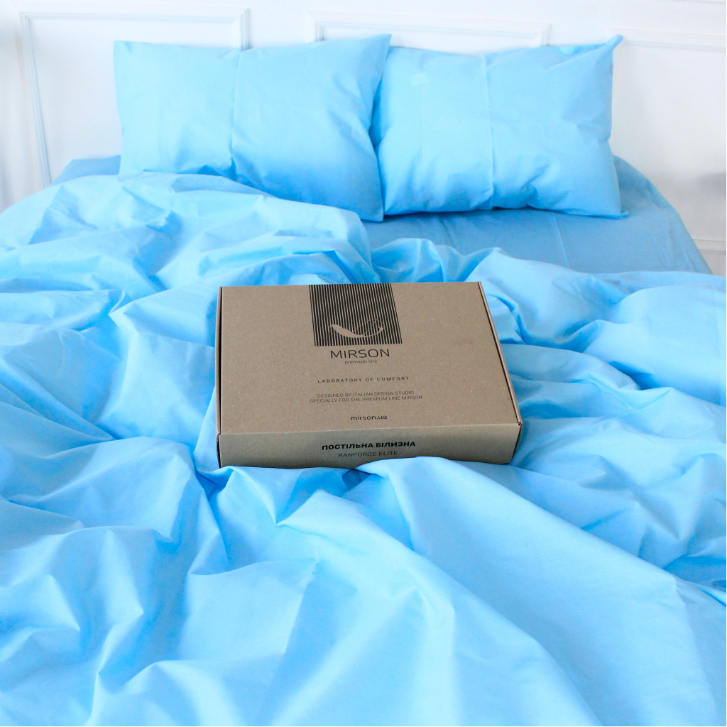 Постільна білизна MirSon Ranforce Elite 14-4121 Blanco 143х210 односпальний (2200004669427)