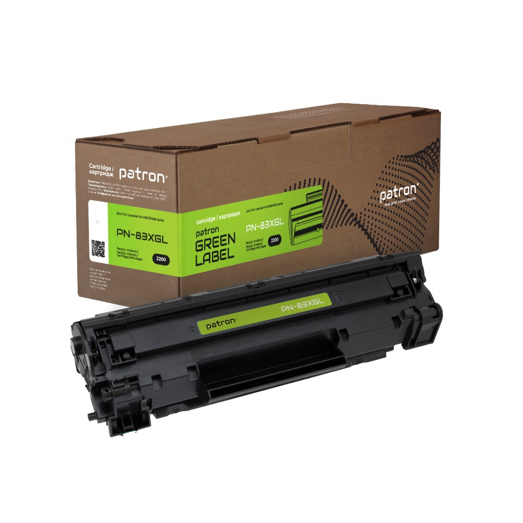 Картридж Patron HP 83X (CF283X) Green Label (PN-83XGL) Картридж Patron HP 83X (CF283X) Green Label (PN-83XGL)