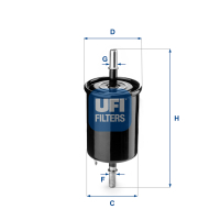 Fuel filter UFI 31.843.00