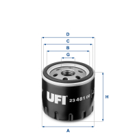 Oil filter UFI 23.481.00