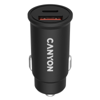 Зарядний пристрій Canyon PD 30W/QC3.0 18W Pocket size car charger (CNS-CCA20B03)