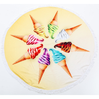 MirSon beach towel No. 5057 Summer Time Icecreams 150x150 cm (2200003180718)