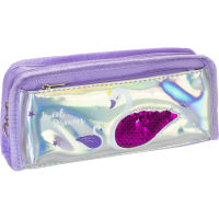 Пенал Cool For School голографічний з паєтками Sweet Dreams фіолетовий (CF86968)
