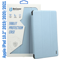 Чохол до планшета BeCover Tri Fold Soft TPU Silicone Apple iPad 10.2 2019/2020/2021 Light Blue (708515)