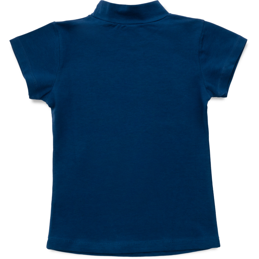 Кофта дитяча Matilda водолазка з коротким рукавом (4832-164G-blue)