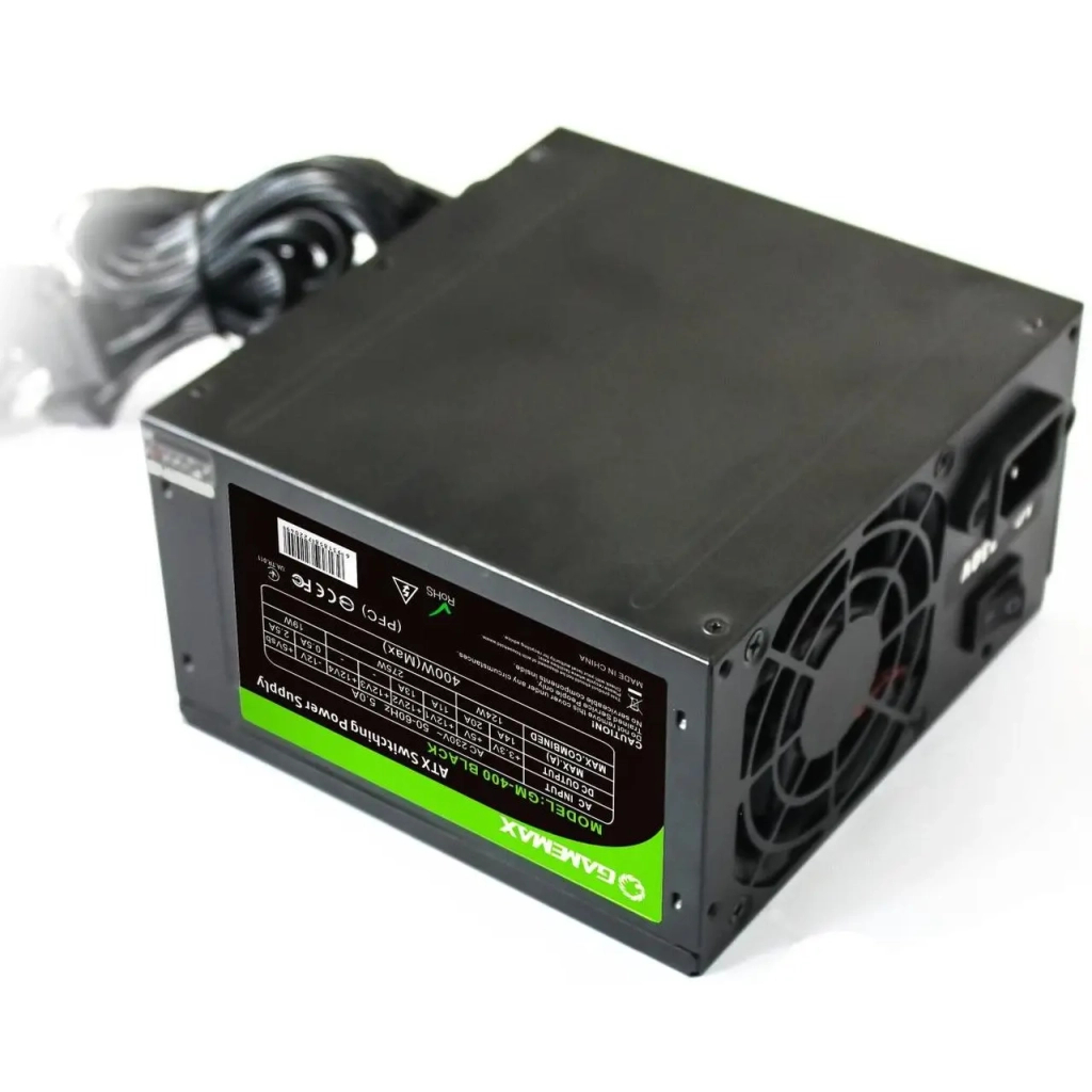 Блок живлення Gamemax GM-400-8CM Black