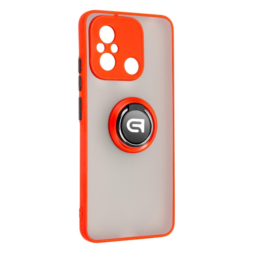 Чохол до мобільного телефона Armorstandart Frosted Matte Ring Xiaomi Redmi 12C Red (ARM68373) Чохол до мобільного телефона Armorstandart Frosted Matte Ring Xiaomi Redmi 12C Red (ARM68373)