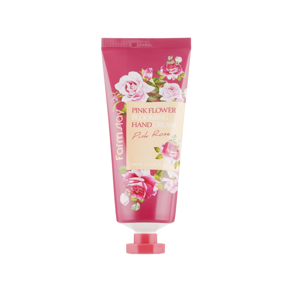 Крем для рук FarmStay Pink Flower Blooming Hand Cream Pink Rose 100 мл (8809338560154)