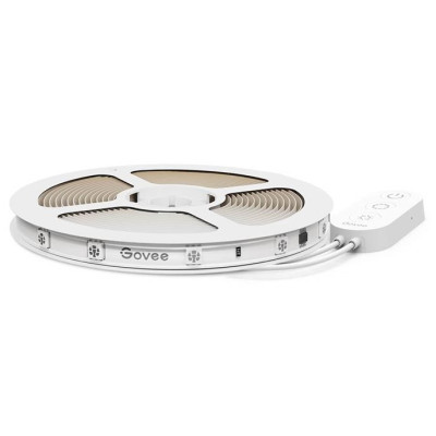 Світлодіодна стрічка Govee RGBIC Basic Wi-Fi + Bluetooth LED Strip Light With Protective Coating 10м Білий (H619C3D1)