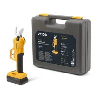 Секатор Stiga 20V, Li-lon 2Ah, кейс (SC100eKit)